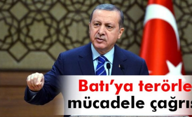 Erdoğan'dan Batı'ya terörle mücadele çağrısı