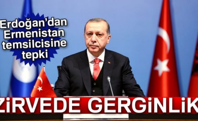 Erdoğan'dan Ermenistan temsilcisine tepki