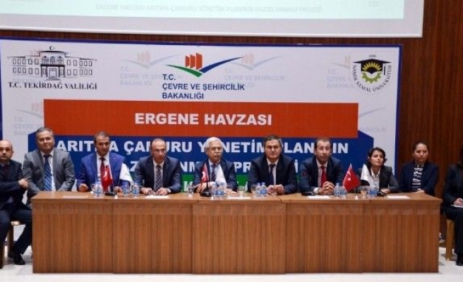 Ergene Havzası Arıtma Çamuru Projesinde sona gelindi