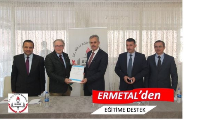 ERMETAL’DEN EĞİTİME DESTEK