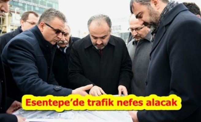 Esentepe’de trafik nefes alacak