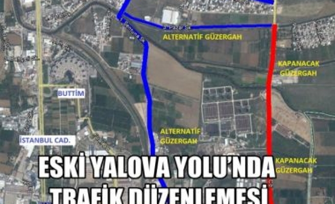 Eski Yalova Yolu`nda trafik düzenlemesi