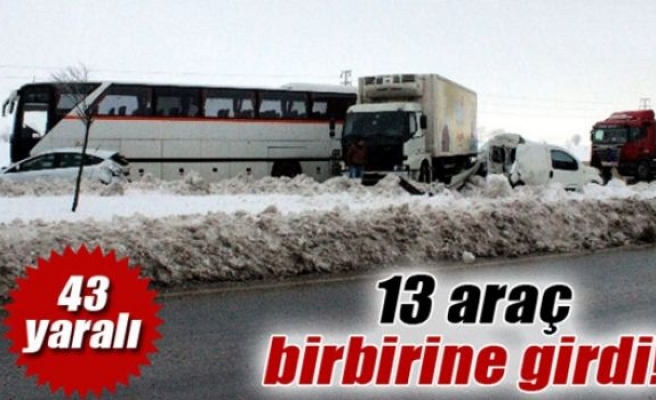 Eskişehir’de zincirleme trafik kazası: 43 yaralı