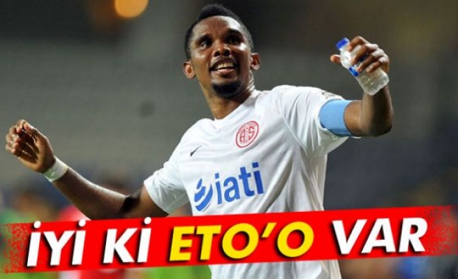 Eto'o, Antalyaspor'un kasasını doldurdu