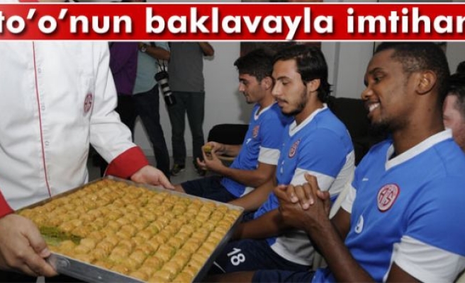 Eto’o baklavayı geri çevirdi