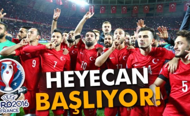 Euro 2016 heyecanı başlıyor