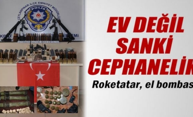 Ev değil sanki cephanelik!