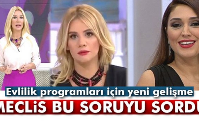 Evlilik Programları İçin Yeni Gelişme!