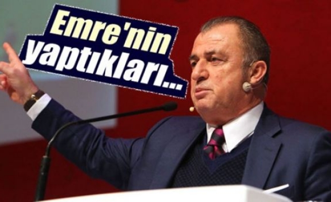 Fatih Terim: 'Emre'nin yaptıkları...'