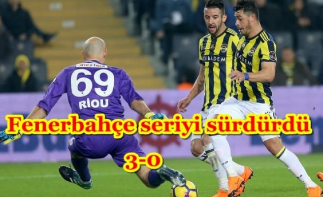 Fenerbahçe seriyi sürdürdü