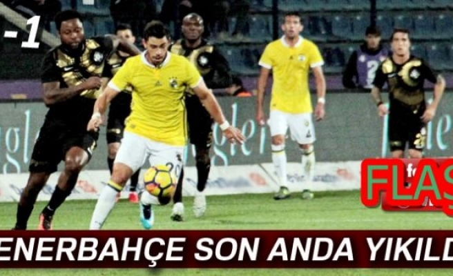 FENERBAHÇE SON ANDA YIKILDI!