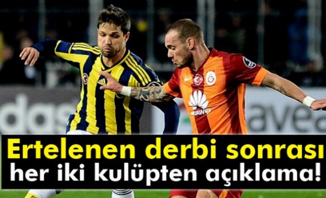 Fenerbahçe ve Galatasaray’dan açıklama