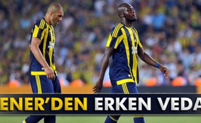 Fener'den erken veda!