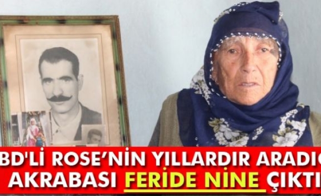 Feride nine, ABD'li Rose'yi bekliyor