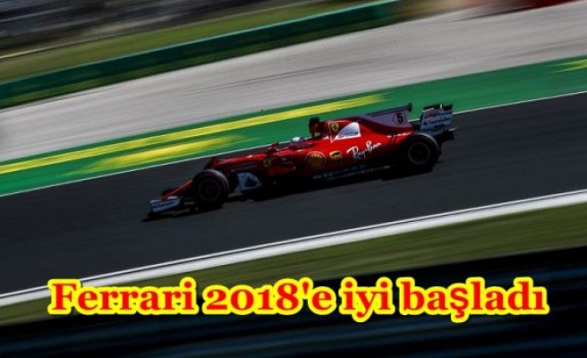 Ferrari 2018'e iyi başladı