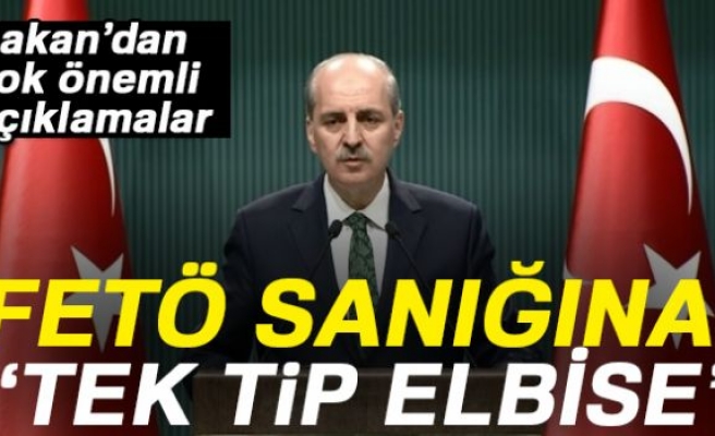 FETÖ SANIĞINA TEK TİP ELBİSE!