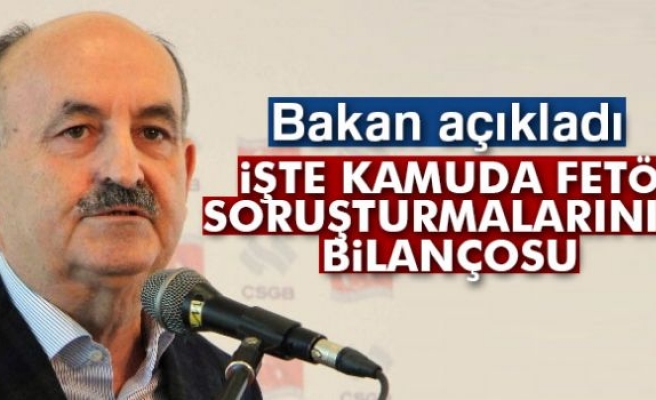 FETÖ Soruşturmalarının Bilançosunu Açıkladı!