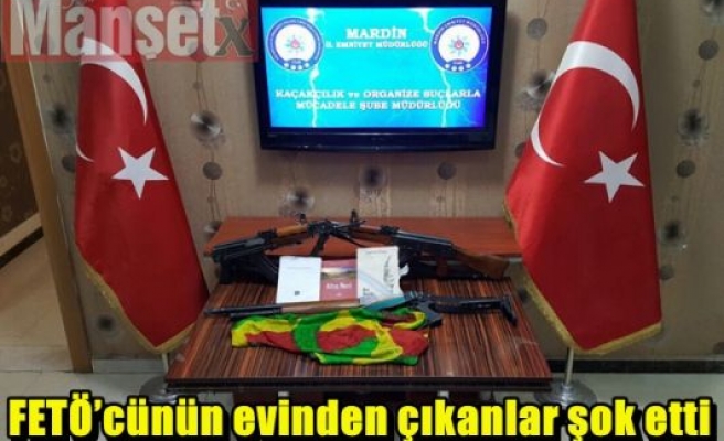 FETÖ’cünün evinden çıkanlar şok etti