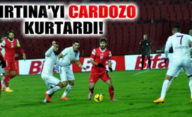 Fırtına'yı Cardozo kurtardı!