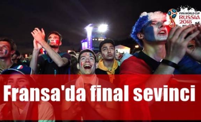 Fransa'da final sevinci