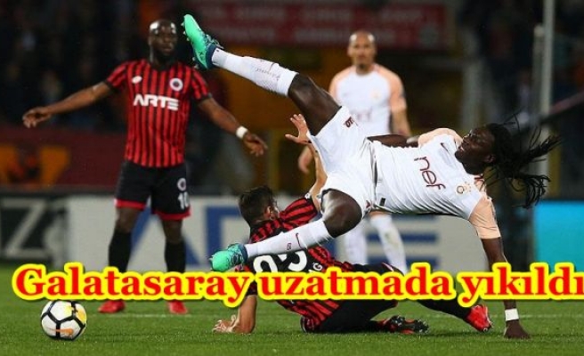 Galatasaray uzatmada yıkıldı