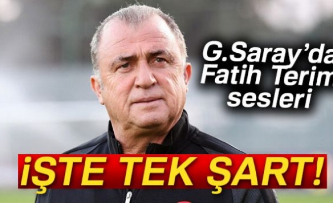 Galatasaray'da Fatih Terim sesleri! Tek şart...