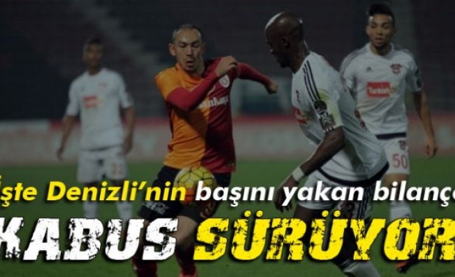 Galatasaray'da kabus sürüyor