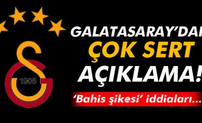 Galatasaray’dan çok sert açıklama!