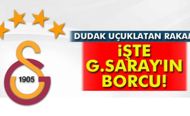 Galatasaray'ın borcu açıklandı