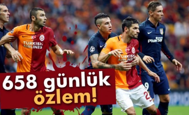 Galatasaray'ın devler ligindeki 658 günlük özlemi