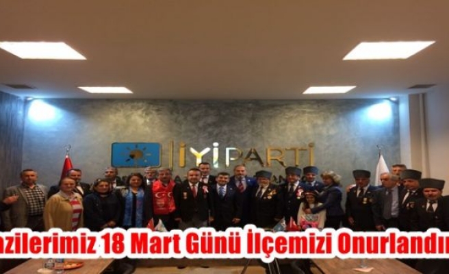 Gazilerimiz 18 Mart Günü İlçemizi Onurlandırdı