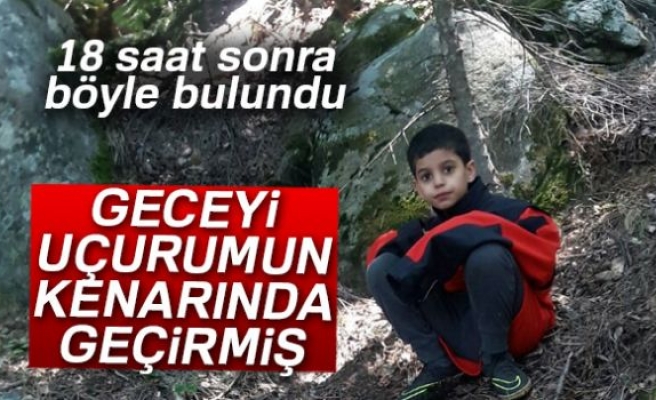 GECEYİ UÇURUMUN KENARINDA GEÇİRMİŞ!