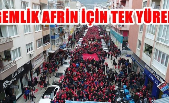 GEMLİK AFRİN İÇİN TEK YÜREK