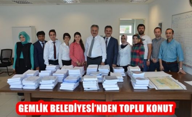 Gemlik Belediyesi'nden Toplu Konut