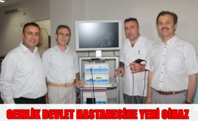 Gemlik devlet hastanesine yeni cihaz