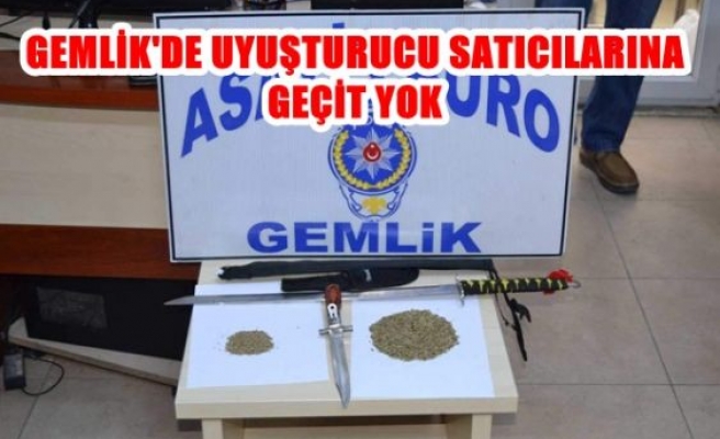  Gemlik'de uyuşturucuya darbe...