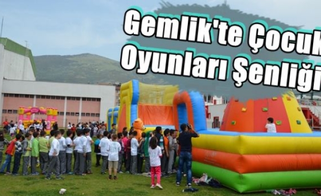 Gemlik'te Çocuk Oyunları Şenliği