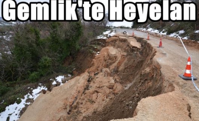 Gemlik'te Heyelan