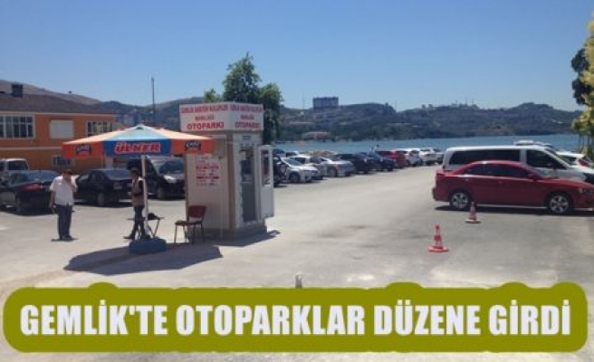 Gemlik'te Otoparklar Düzene Girdi