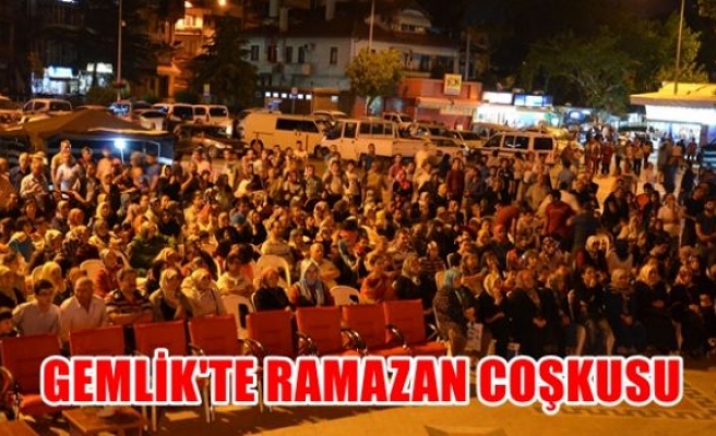 Gemlik'te ramazan çoşkusu