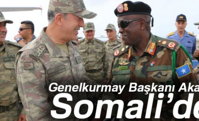 Genelkurmay Başkanı Akar, Somali’yi ziyaret etti