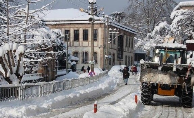 Giresun’un Şebinkarahisar ilçesinde eğitime kar engeli