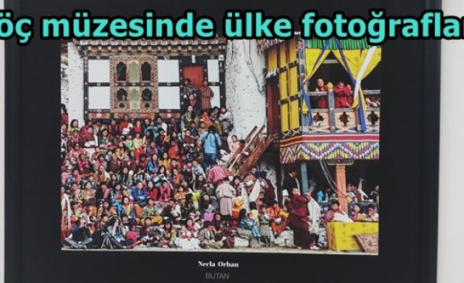 Göç müzesinde ülke fotoğrafları