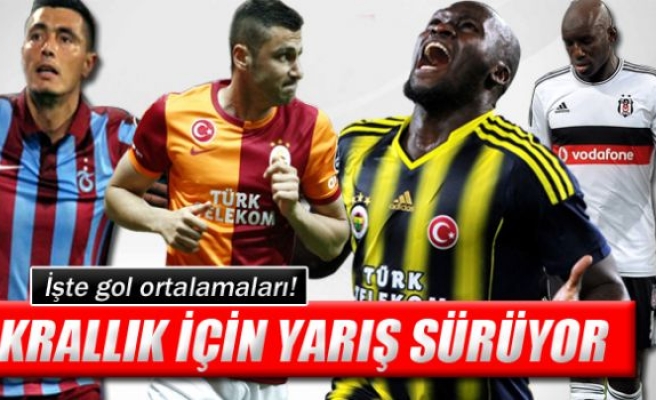 Gol krallığında yarış sürüyor