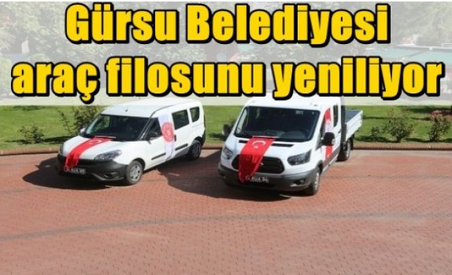 Gürsu Belediyesi araç filosunu yeniliyor