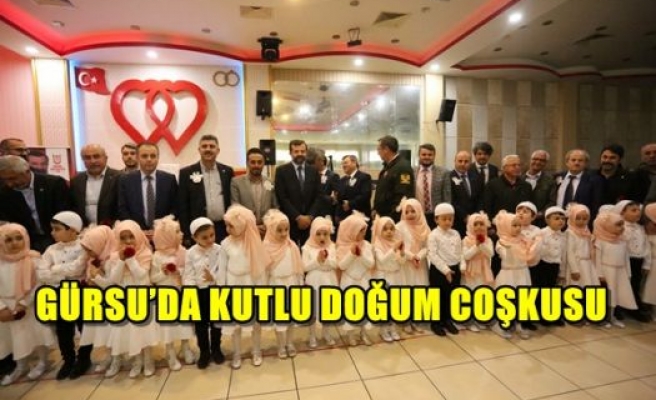 Gürsu'da Kutlu Doğum Çoşkusu