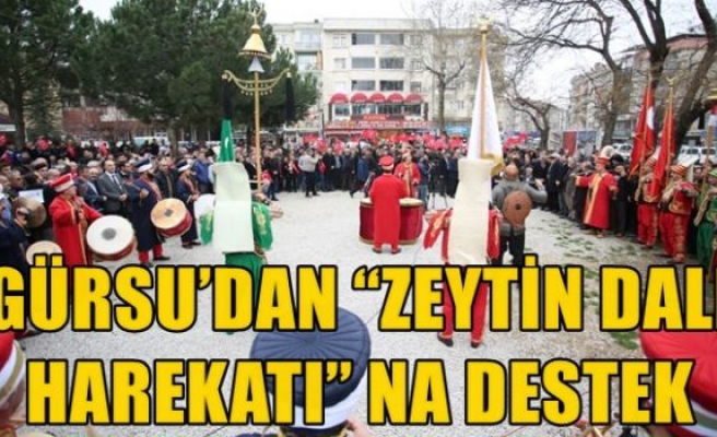 GÜRSU’DAN “ZEYTİN DALI HAREKATI” NA DESTEK