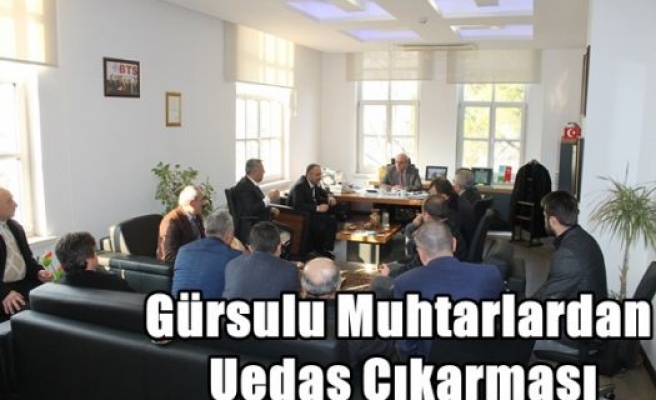 Gürsulu Muhtarlardan Uedaş Çıkarması