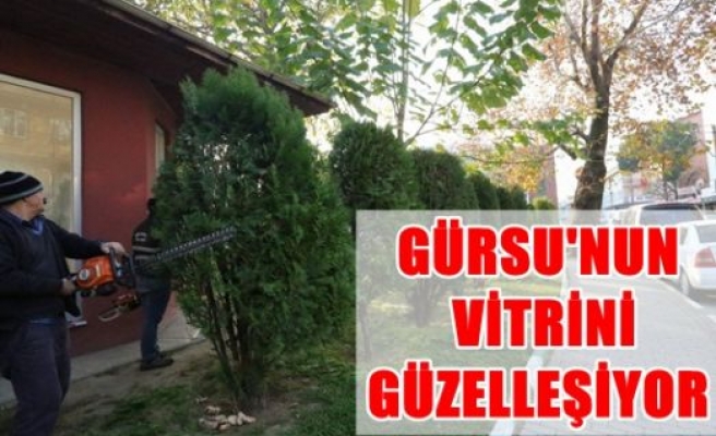 Gürsu'nun vitrini güzelleşiyor