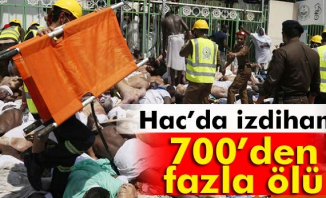 Hac'da izdiham: 717 kişi öldü